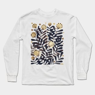 Flowers and foliage - neutral palette Long Sleeve T-Shirt